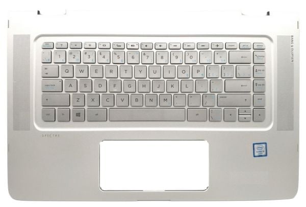 HP 841266-051, Underhölje + tangentbord, Fransk, Tangentbord med bakgrundsbelysning, HP, Spectre x360 15-ap
