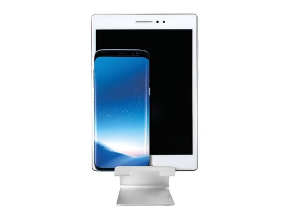 LogiLink AA0122, Mobiltelefon/smarttelefon, Plate / UMPC, Passiv holder, Innendørs, Aluminium