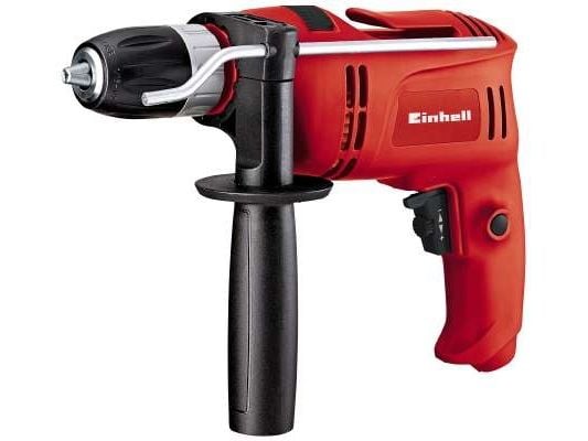 Einhell 4006825602166, Elektrisk skrutrekker, Pistolhåndtak, Hurtigutløsende chuck, Sort, Rød, 2600 RPM, AC