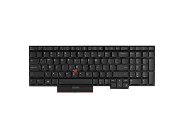 Lenovo 01HX248, Näppäimistö, Kansainvälinen (US), Taustavalaistu näppäimistö, Lenovo, Thinkpad T580/P52s