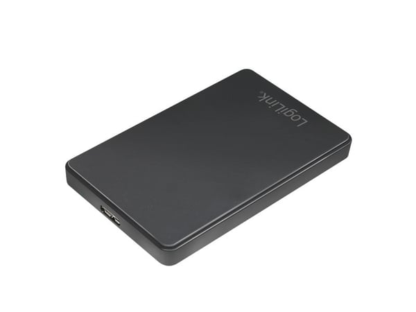 LogiLink UA0339, HDD/SSD-kabinett, 2.5", SATA, Serial ATA II, Serial ATA III, 5 Gbit/s, USB-tilkobling, Sort
