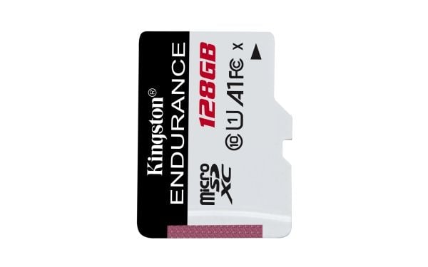 Kingston Technology High Endurance, 128 GB, MicroSD, Luokka 10, UHS-I, 95 MB/s, 45 MB/s