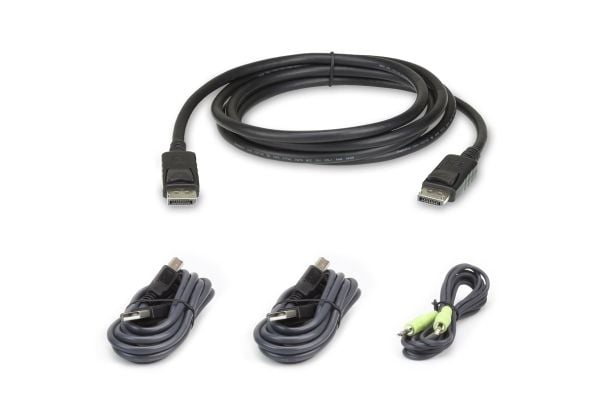 ATEN - Tastatur / video / musekabelsett (KVM) - TAA-samsvar - for ATEN CS1182DP4C, CS1184DP4C