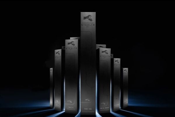 Glorious Gaming G-XL-STEALTH, Sort, Monokromatisk, Gummi, Antiskliunderlag, Musematte til gaming