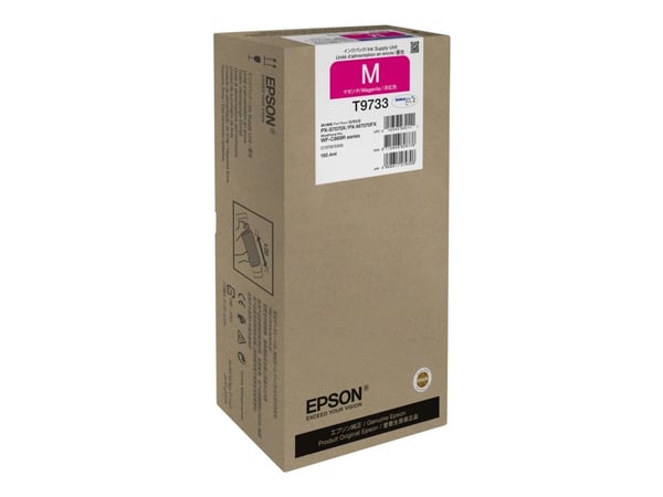 Epson T9733 - 192.4 ml - XL-storlek - magenta - original - bläckpatron - för WorkForce Pro WF-C869R, WF-C869RD3TWFC, WF-C869RDTWF, WF-C869RDTWFC