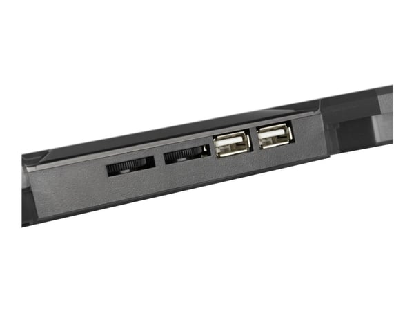 DELTACO GAMING GAM-072 - Notebookvifte - 17.3" - 140 mm - svart, oransje