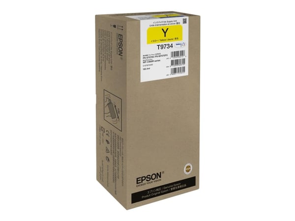 Epson T9734 - 192.4 ml - XL-storlek - gul - original - bläckpatron - för WorkForce Pro WF-C869R, WF-C869RD3TWFC, WF-C869RDTWF, WF-C869RDTWFC