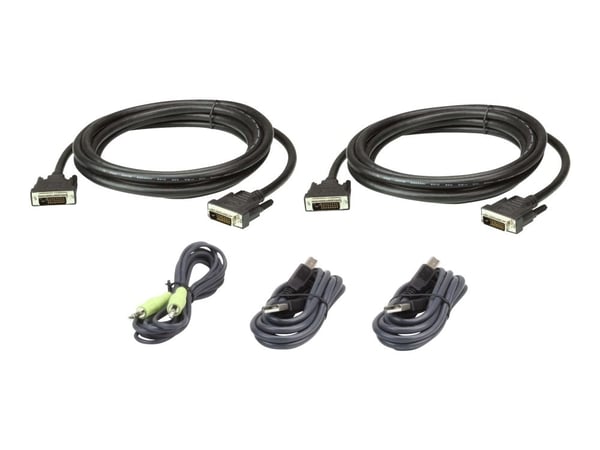 ATEN - Tastatur / video / musekabelsett (KVM) - TAA-samsvar - for ATEN CS1144D4C