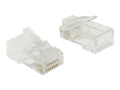 DeLOCK CAT 5e suojaamaton pariliitäntä (UTP) Verkkoliitin läpinäkyvästi