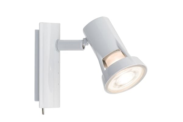 Paulmann 667.02, Spotlight på skinne, GU10, 1 ampuller, 230 V, Hvit Paulmann 667.02, Spotlight på skinne, GU10, 1 ampuller, 230 V, Hvit