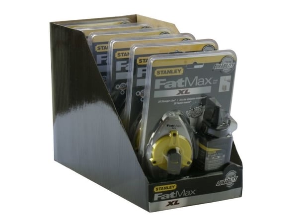 Stanley 0-47-488, 30 m, Aluminium, Sort, 5:1