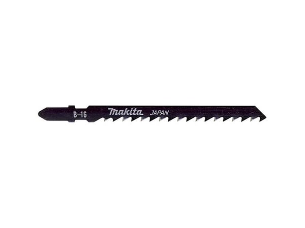 Makita - Stikksagblad - for tre, plast, kryssfinér, polyvinylklorid (PVC) - 5 deler - T-skaft - lengde: 105 mm
