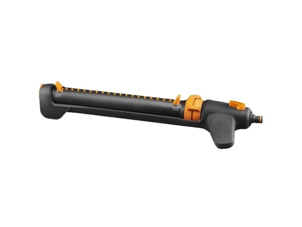 Fiskars 1027028, Oscillerende sprinkler, Svart, Oransje