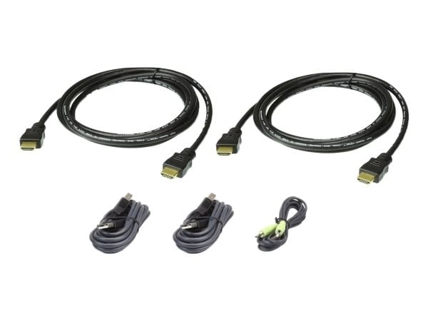ATEN - Tastatur / video / musekabelsett (KVM) - TAA-samsvar - for ATEN CS1142H4C, CS1144H4C