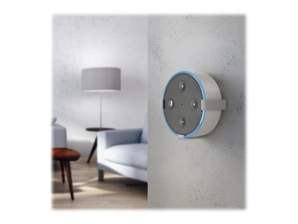 Hama Wall Bracket - Veggfeste for smarthøyttaler - hvit - for Amazon Echo Dot 2nd Generation