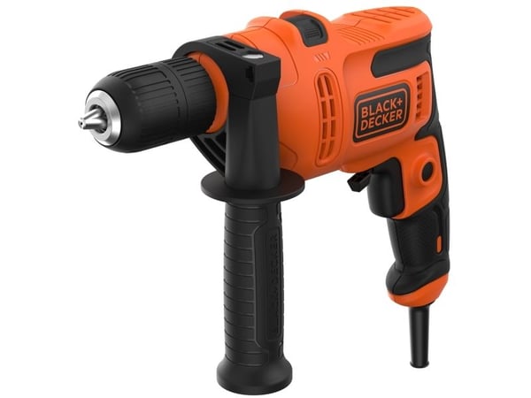 BLACK+DECKER BEH200 - Hammerbor - 500 W - nøkkelfri borhylse