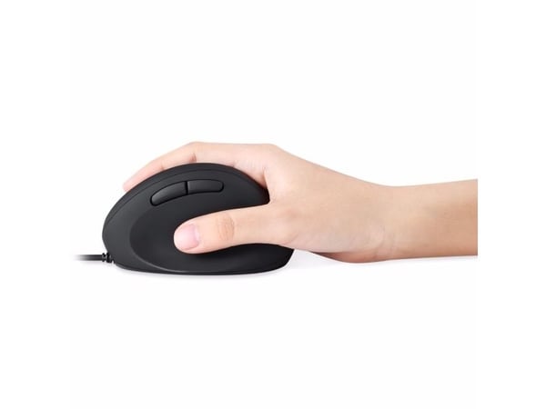 Perixx PERIMICE-519, Oikeakätinen, Optinen, USB A-tyyppi, 1600 DPI, Musta