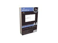 MediaRange - Matt hvit - 265 x 149 mm - 130 g/m² - 50 ark (50 ark x 1 BD-boksinnlegg