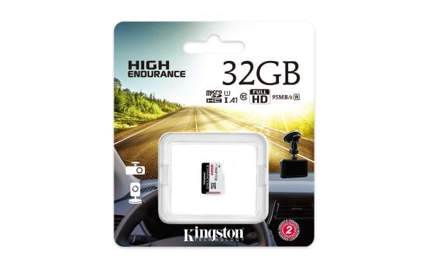 Kingston High Endurance - Flashminnekort - 32 GB - A1 / UHS-I U1 / Class10 - microSDHC UHS-I