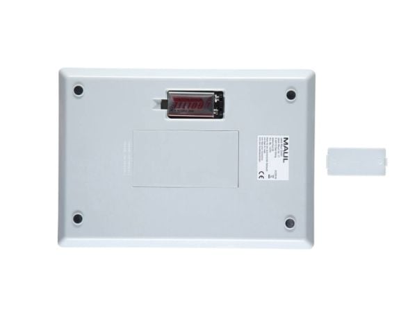 MAUL 1679182, Elektronisk kjøkkenvekt, 10 kg, Plast, Rustfritt stål, Rustfritt stål, Benkeplate, Rektangel