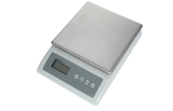 MAUL 1679182, Elektronisk kjøkkenvekt, 10 kg, Plast, Rustfritt stål, Rustfritt stål, Benkeplate, Rektangel