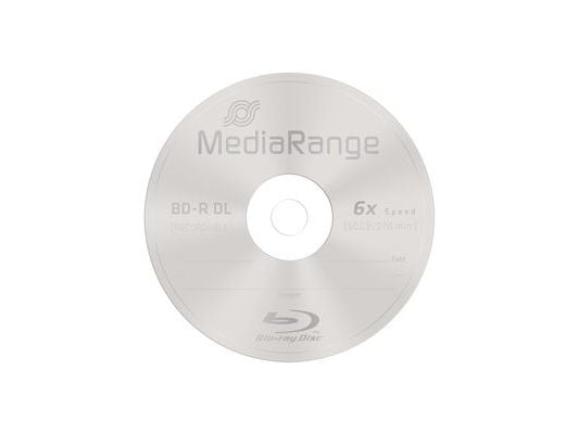 MediaRange BD-R DL 50 GB, Blu-ray - Rull 25 stk