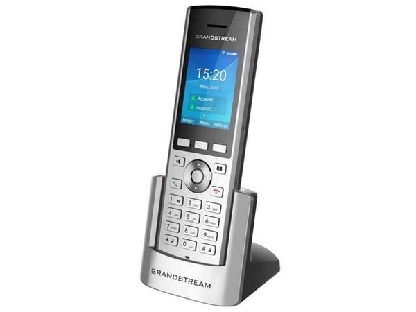 Grandstream Networks WP820, IP Phone, Musta, Hopea, Johdoton puhelin, Android, 2 linjat, 500 entries