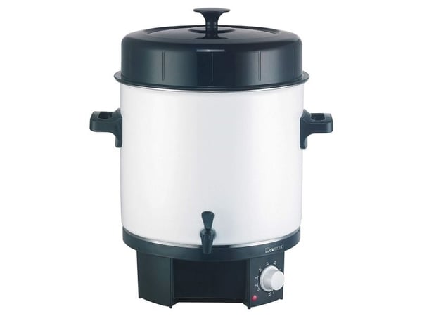 Clatronic EKA 3338, 25 L, 14 L, 30 °C, 100 °C, Svart, Hvit, Plast