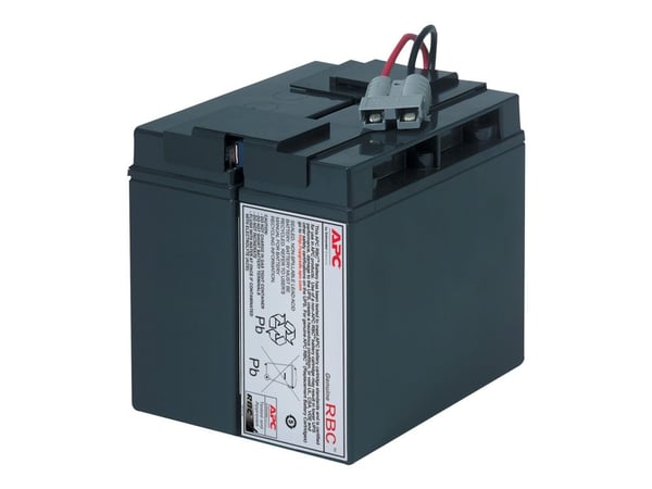 APC Replacement Battery Cartridge #7 - UPS-batteri - 1 x batteri - blysyre - svart - for P/N: SMT1500C, SMT1500CNC, SMT1500CUS, SMT1500I-AR, SMT150...