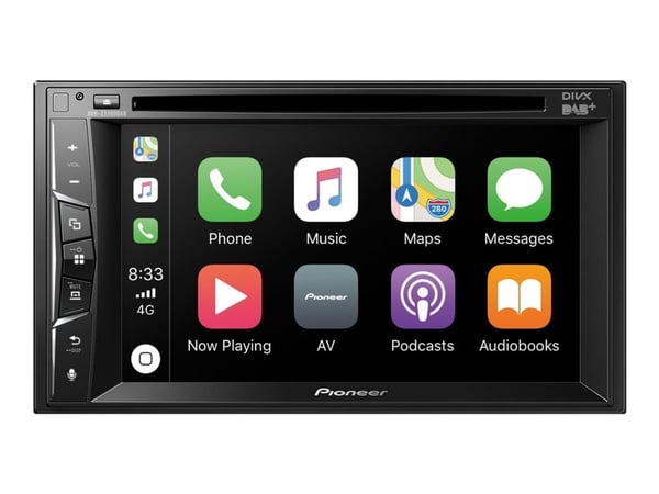 Pioneer AVH-Z3200DAB - DVD-receiver - display - 6.2" - berøringsskjerm - enhet i instrumentbordet - Double-DIN - 50 watt x 4