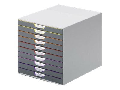 Lådskåp hållbar varicolor, 10 lådor