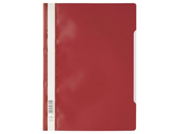 Kestävä CLEAR VIEW FOLDER - ECONOMY 2573 A4, Rød, Rød