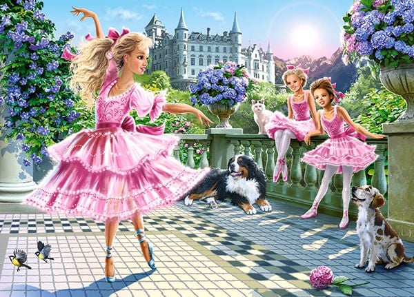 Castorland Puzzle Ballerina 180 deler (018222)