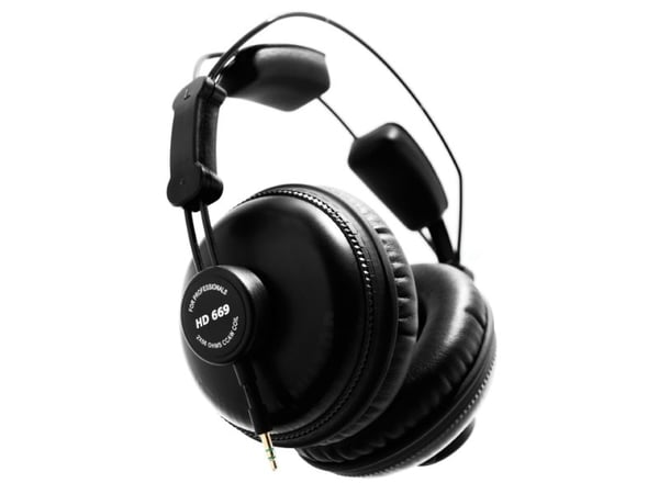 Superlux HD669 - Hodetelefoner - full størrelse - kablet - 3,5 mm jakk - svart