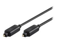 MicroConnect - Digitallydkabelsett (optisk) - TOSLINK hann til TOSLINK hann - 3 m - fiberoptisk
