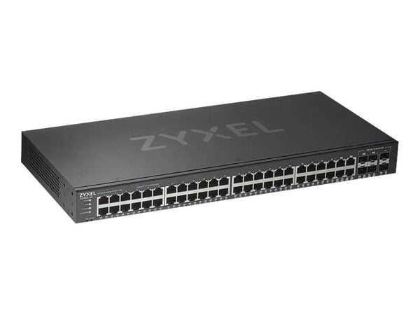 Zyxel GS1920-48v2 - Switch - smart - 48 x 10/100/1000 + 4 x kombo-Gigabit SFP + 2 x Gigabit SFP - rackmonterbar