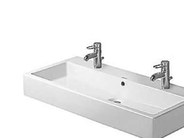 Vero vask 100 cm med 2 hanehuller Vero vask 100 cm med 2 hanehuller