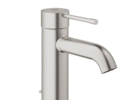 GROHE Essence, Baderomsvask, Kran-håndtak, 1/2", Rustfritt stål