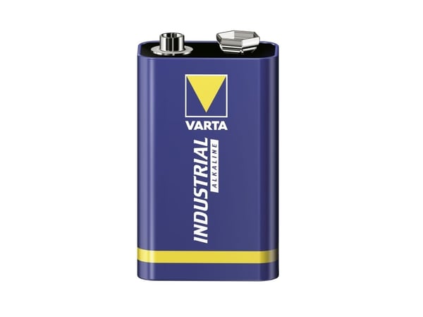 Varta Industrial - Batteri 9V - Alkalisk - 580 mAh
