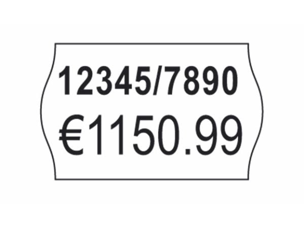 Avery PLP1626 - Papir - permanent lim - hvit - 26 x 16 mm 12000 etikett(er) (10 rull(er) x 1200) prislappetiketter