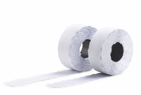 Avery Zweckform - Papir - fjernbart adhesiv - hvit - 12 x 26 mm 15000 etikett(er) (10 rull(er) x 1500) prisetiketter