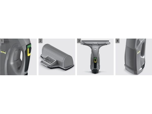 Kärcher Professional WVP 10 *EU - Vindurenser - håndholdt - uten kabel - 1 batteri