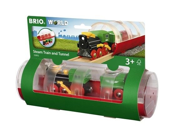 BRIO 33892 Ånglok och tunnel