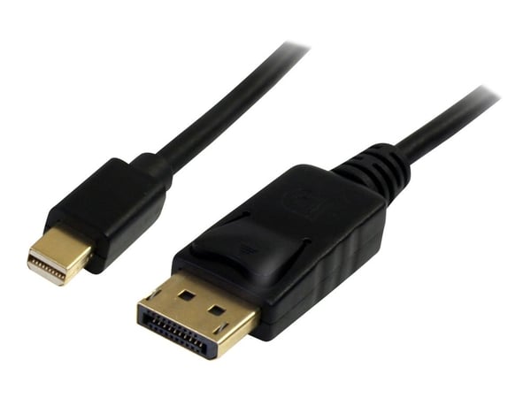 StarTech 3m Mini DisplayPort to DisplayPort 1.2 Cable DisplayPort 4k - DisplayPort-kabel - DisplayPort (hann) til Mini DisplayPort (hann) - 3 m - s...