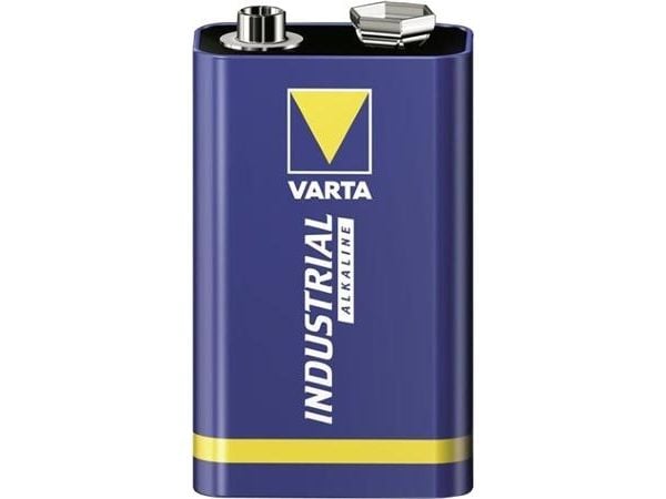 Varta Industrial - Batteri 9V - Alkalisk - 580 mAh