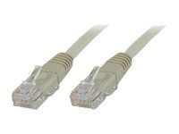 MicroConnect Value Pack - Koblingskabel - RJ-45 (hann) til RJ-45 (hann) - 10 m - UTP - CAT 6 - med støvel, flertrådet - grå (en pakke 10)