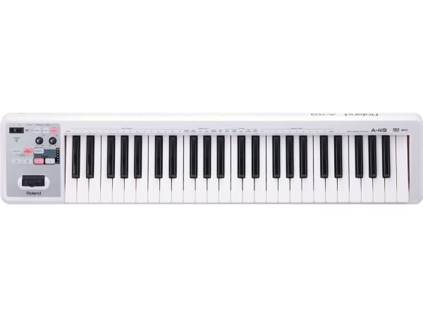 Roland A-49, 49 taster, Knapper, Rotasjon, USB, 836 mm, 182 mm, 84 mm
