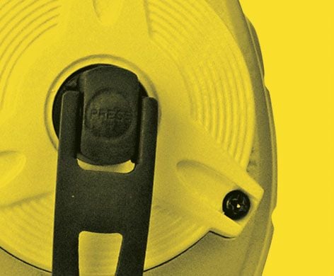 Stanley FATMAX 0-47-480, 30 m, Alumiini, Hopea, Keltainen, 3.5:1, 320 g