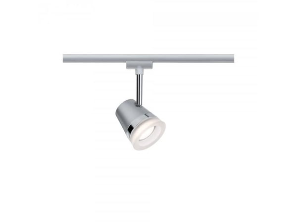 Paulmann 976.13, Spotlight på skinne, GU10, 230 V, Kromfarget