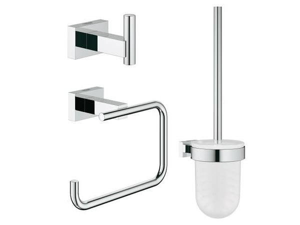 GROHE 40757001, Krom, Glas, Metall, Modern, 3 styck